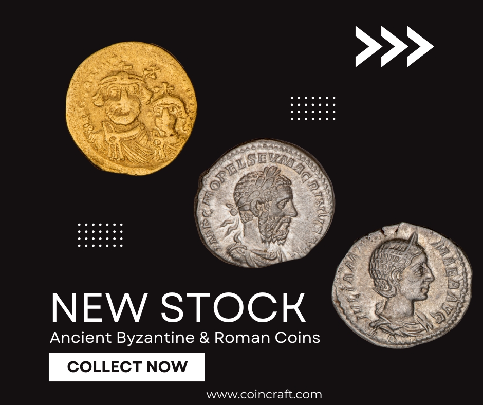 Unveiling our NEW March collection of Ancient Roman and Byzantine coins!